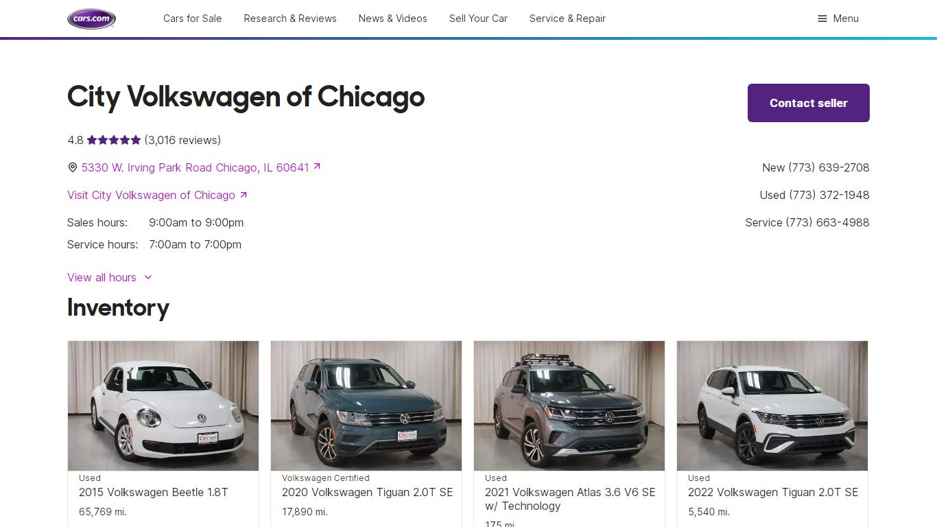 City Volkswagen of Chicago - Chicago, IL | Cars.com
